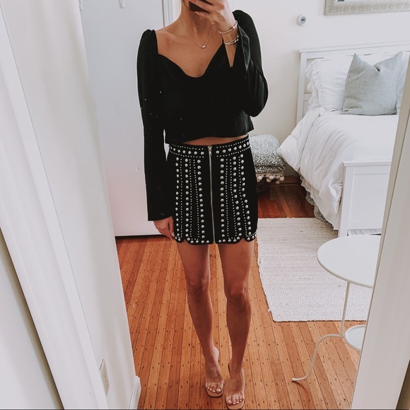 Free People Mini Skirt - Picture 2 of 5